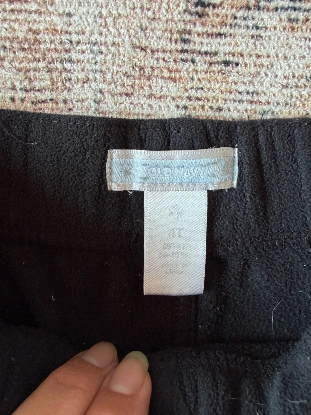 Old Navy Black Kids Pull-On Jogger Pants Fleece